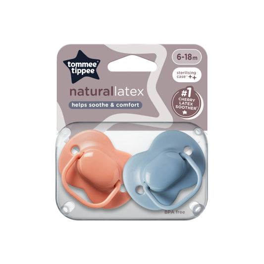 Cherry Latex Soother 6-18m, 2 Pack