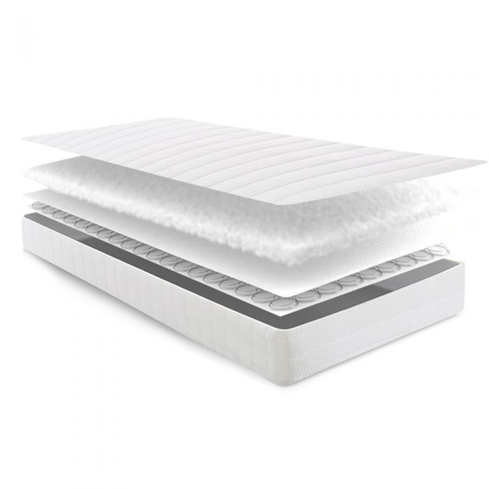 Kidsaw Deluxe Sprung Single Mattress – 90x190x15cm | Bonnell Spring & Reflex Foam Comfort