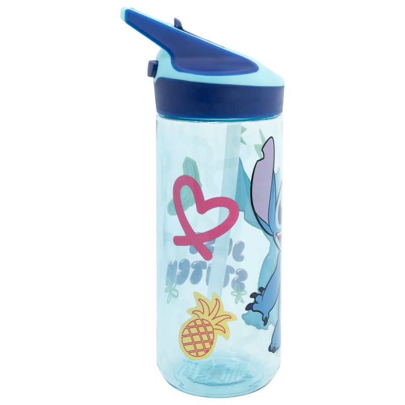 Medium Ecozen Premium Bottle 620 ml Stitch – BPA Free Reusable Water Bottle with Flip Cap