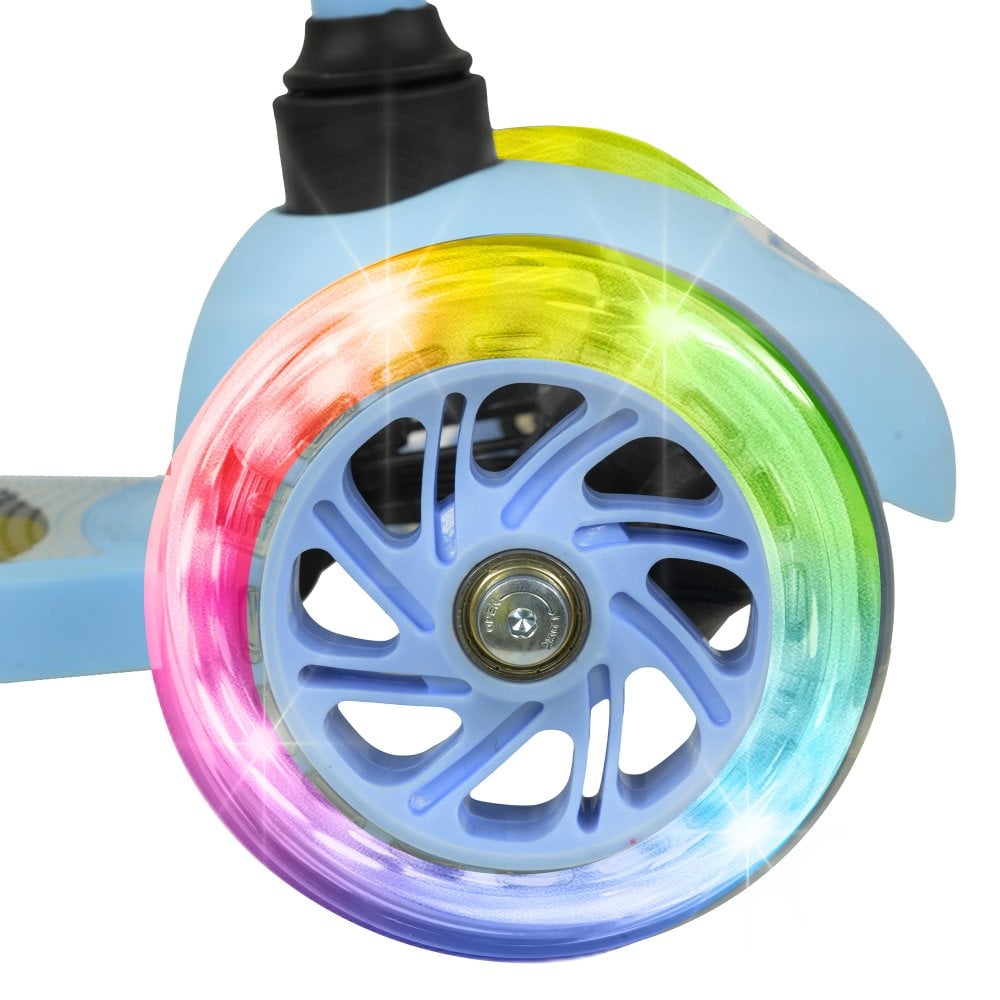 Bluey Tilt & Glo Scooter with Lights Adjustable 3-Wheel Design for Ages 3+