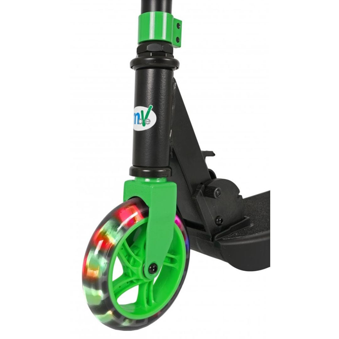 MoVe 120 Glow Kids Electric Scooter – LED Light-Up Deck, 10km/h Speed, Ages 6+