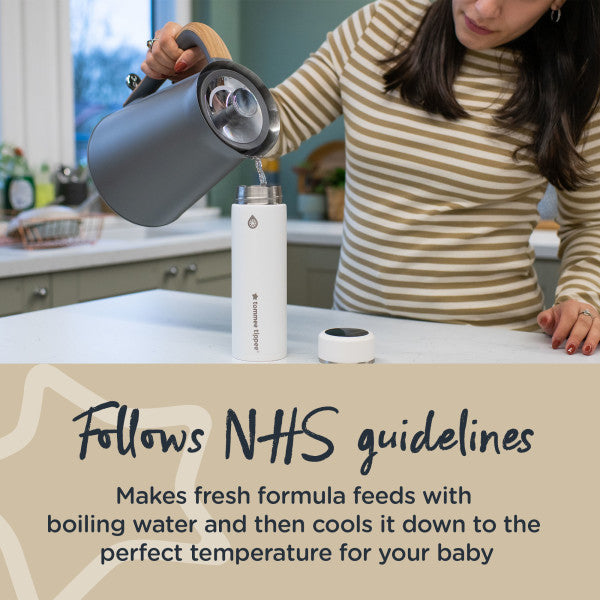 Tommee Tippee GoPrep Formula Feed Maker, 2 Minute Bottle Preparation, LED Screen