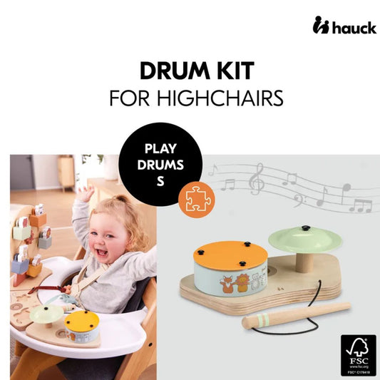 Hauck Play Drums S – Highchair Drum Set for Toddlers