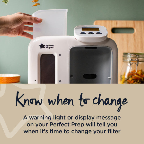 Tommee Tippee Perfect Prep Replacement Filter for Both Original and Day & Night Baby Bottle Maker Machines, 1 Pack