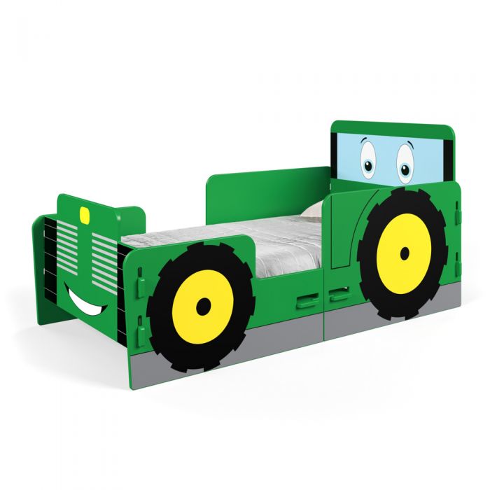 Kidsaw Tractor Junior Toddler Bed – Fun Slot-Together Bed for Kids