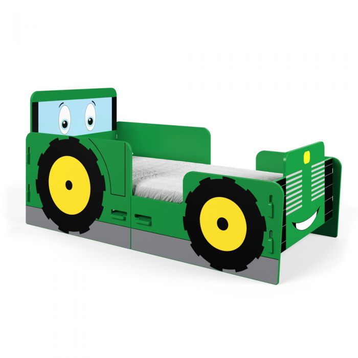 Kidsaw Tractor Junior Toddler Bed – Fun Slot-Together Bed for Kids