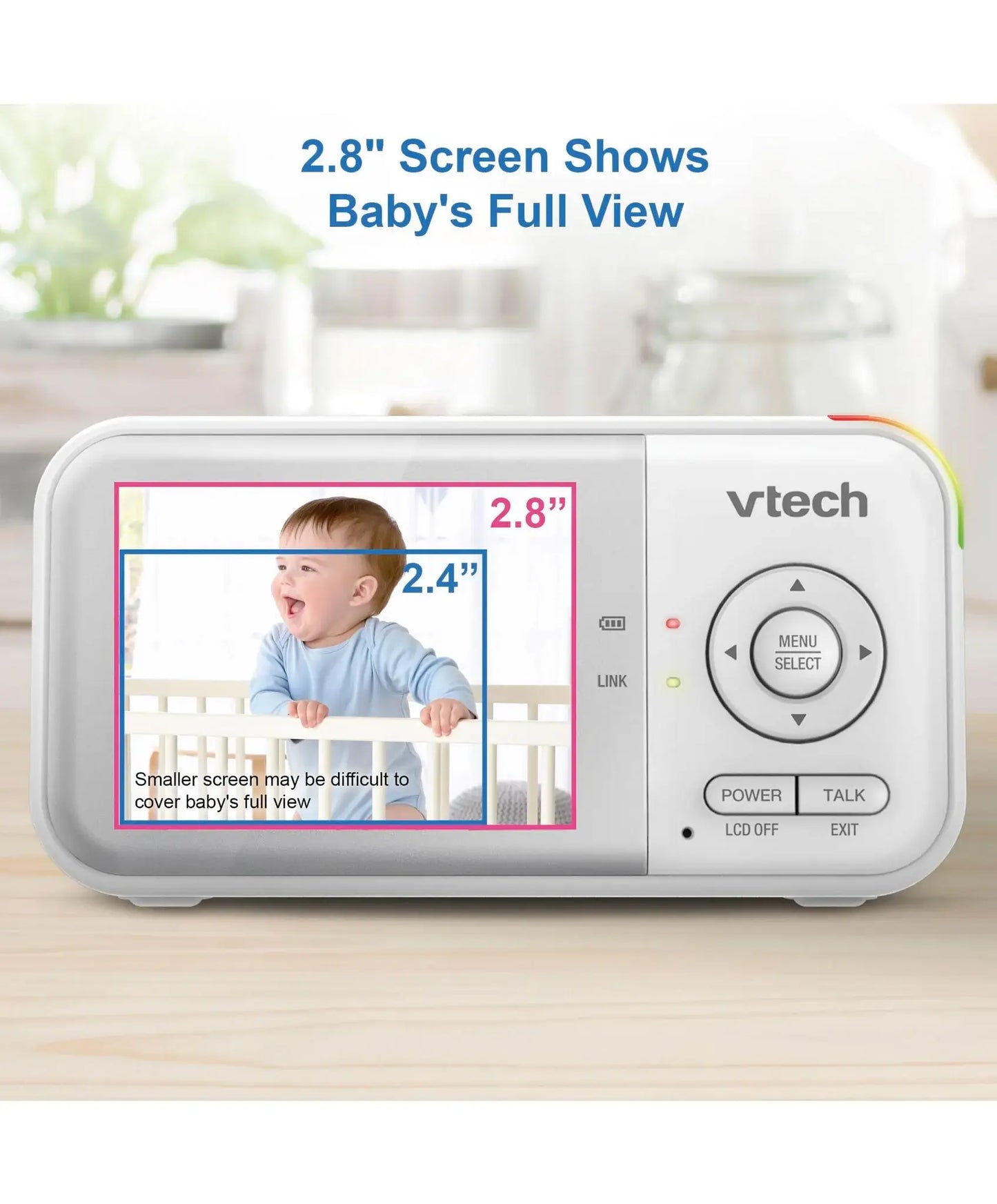 2.8" Video Baby Monitor with Night Light
