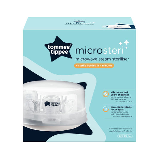Tommee Tippee Microsteri Microwave Steam Steriliser for Bottles & Accessories