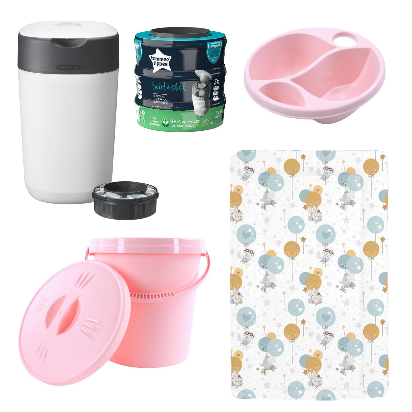 Baby Care Station Essentials Bundle
