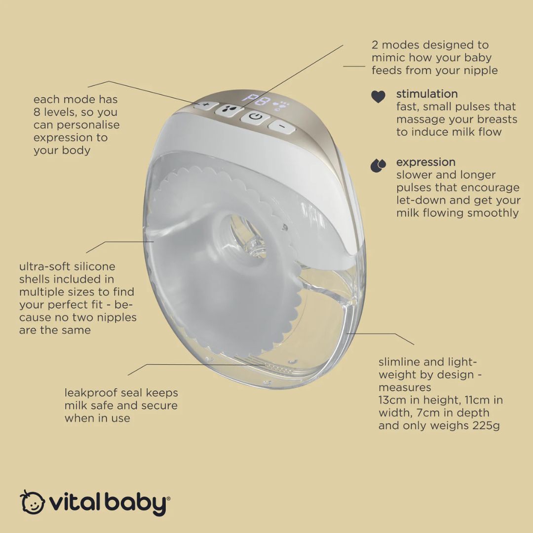 Vital Baby Nurture Flow Wearable Breast Pump