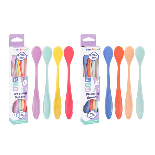 4 Long Handle Weaning Spoons
