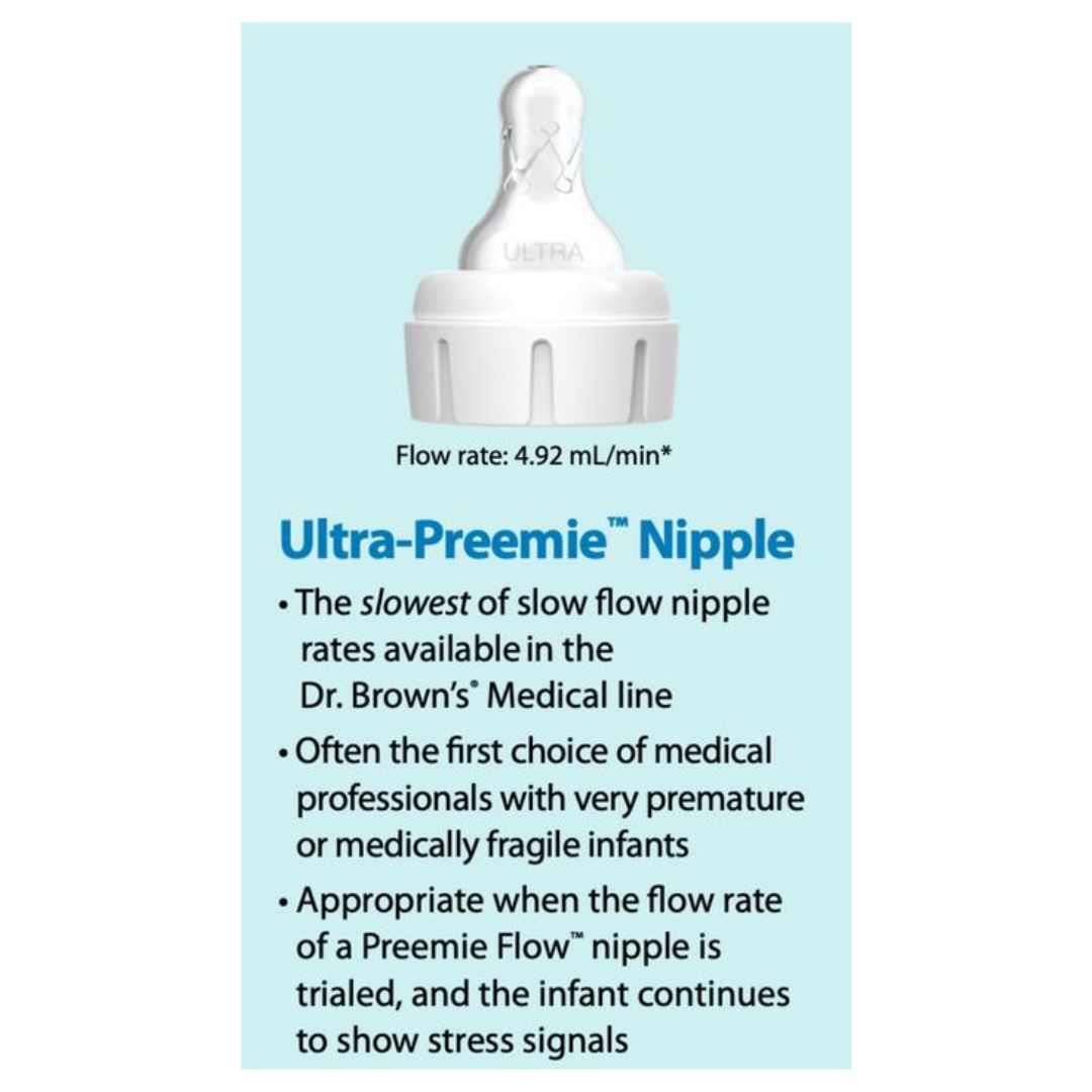 Dr Brown Ultra Preemie Narrow Teat