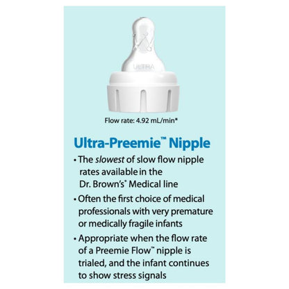 Dr Brown Ultra Preemie Narrow Teat