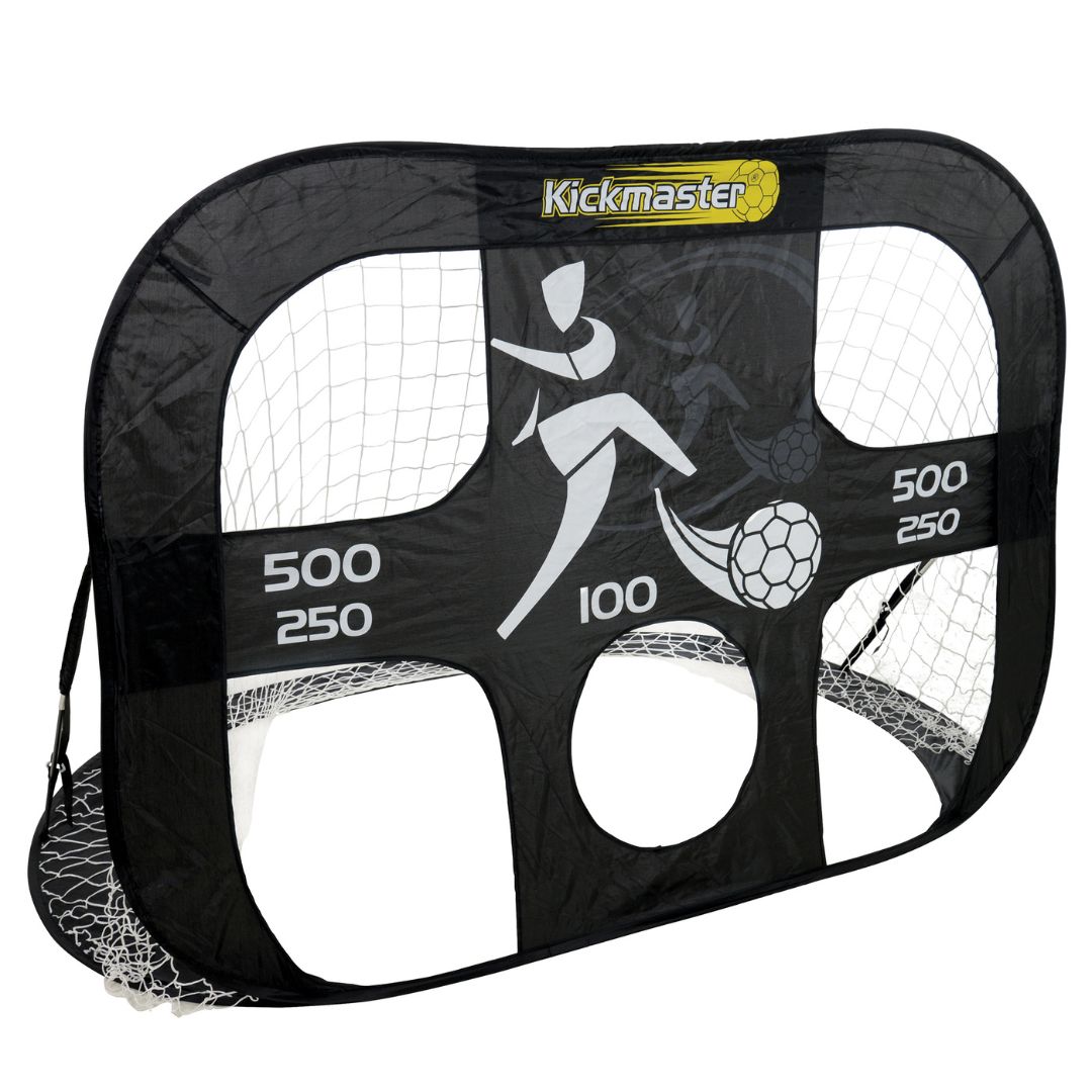 Kickmaster Large Quick Up Goal & Target Shot – Pearl and Bear