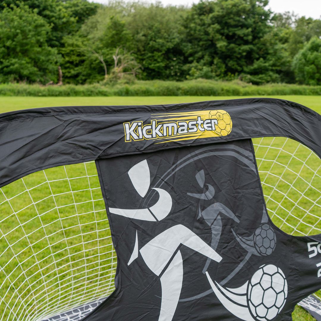 Kickmaster Large Quick Up Goal & Target Shot