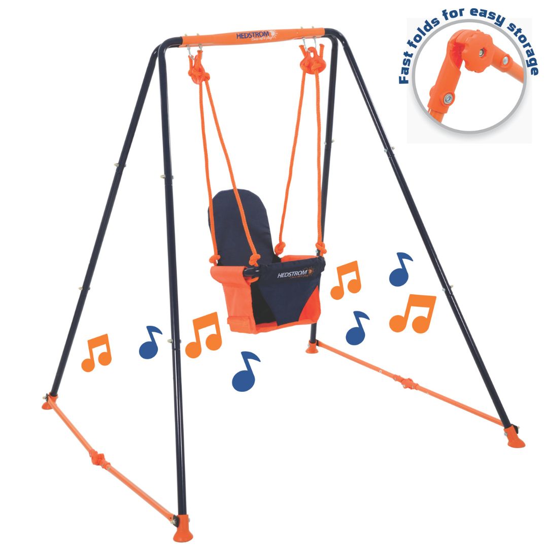 Hedstrom Fast Folding Musical Toddler Swing