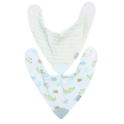 Nuby Bandana Bibs with Teether Pack of 2