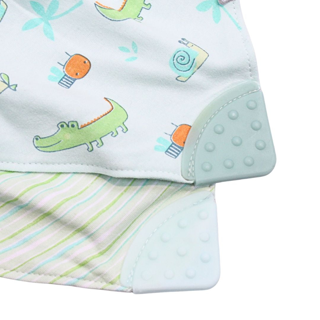 Nuby Bandana Bibs with Teether Pack of 2