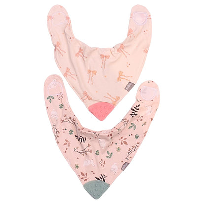 Nuby Bandana Bibs with Teether Pack of 2