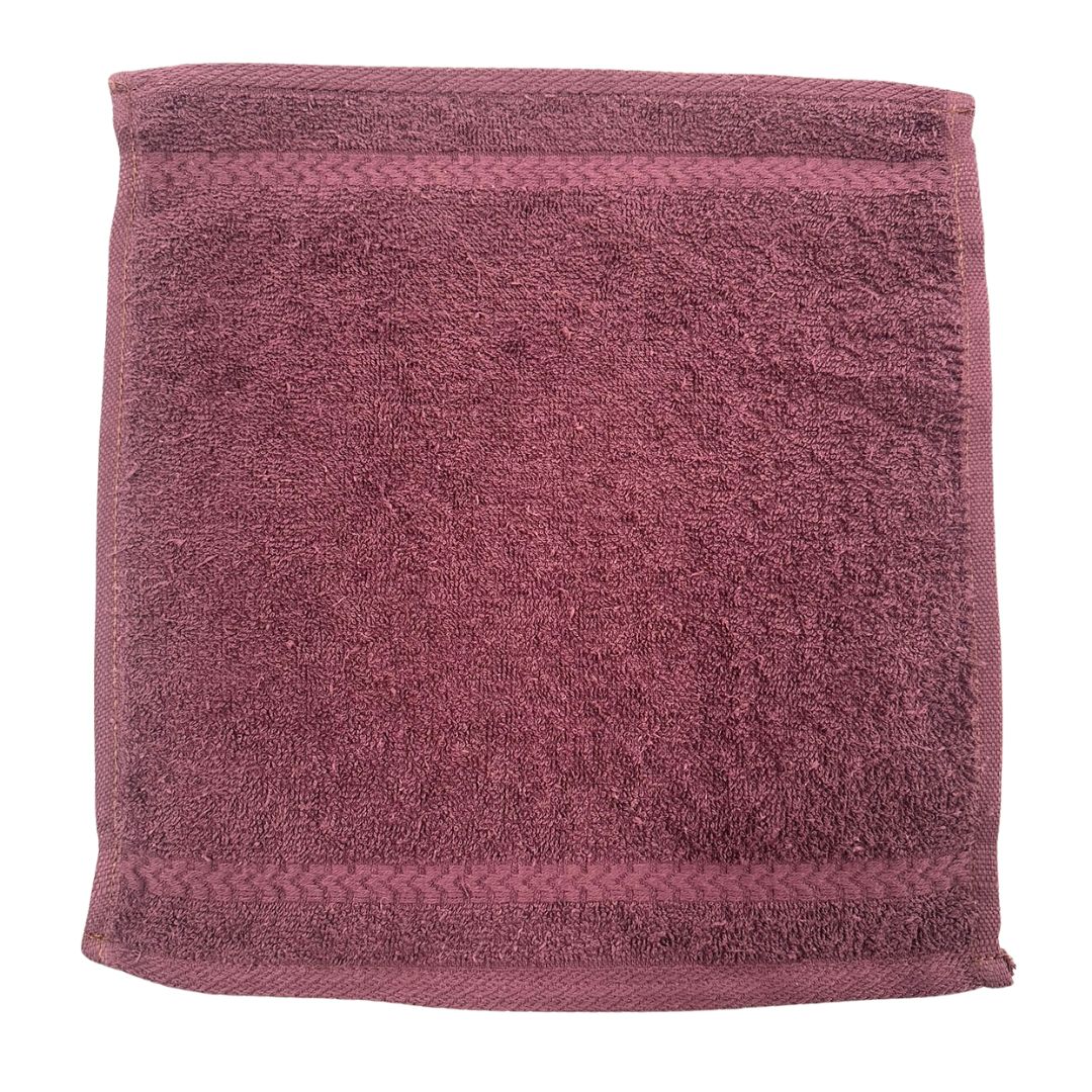 Face Towels 2pcs - Super Soft 100% Combed Cotton, 390 GSM, Highly Absorbent & Gentle on Skin, 30x30, Various Colours