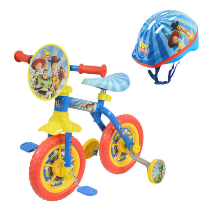Toy Story 2-in-1 10" Training Bike and Helmet Bundle