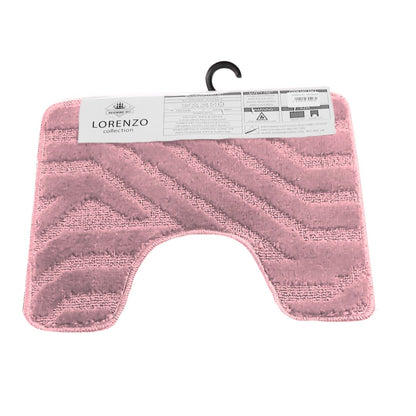 Westward Ho! Lorenzo 2 Piece Bath Mat Set – Soft 100% Polypropylene Rectangular and U-Shaped Mats