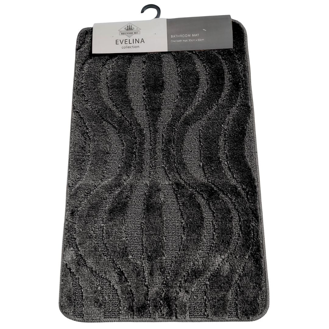 Westward Ho! Evelina 1 Piece Bath Mat – Soft Polypropylene 50 x 80 cm
