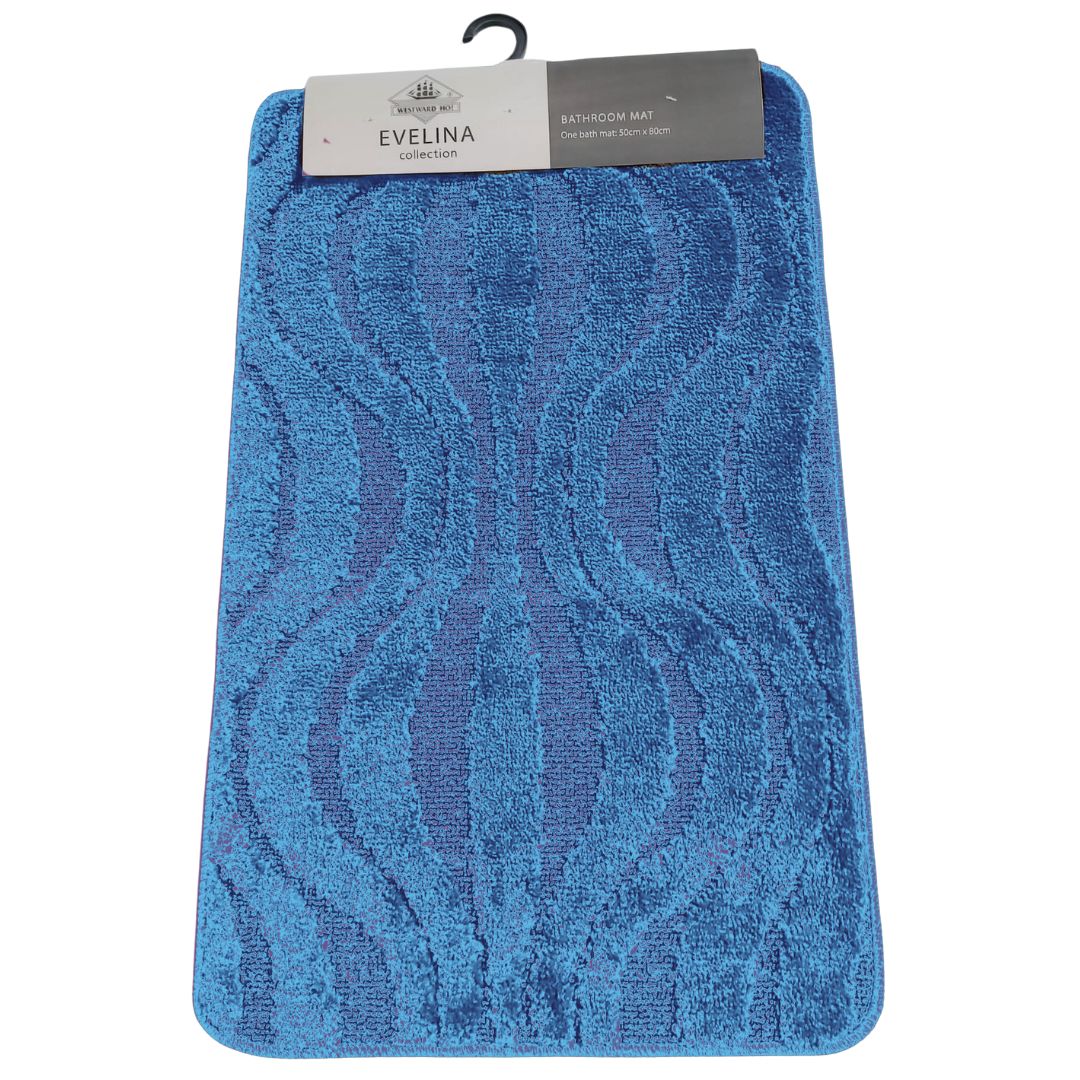 Westward Ho! Evelina 1 Piece Bath Mat – Soft Polypropylene 50 x 80 cm