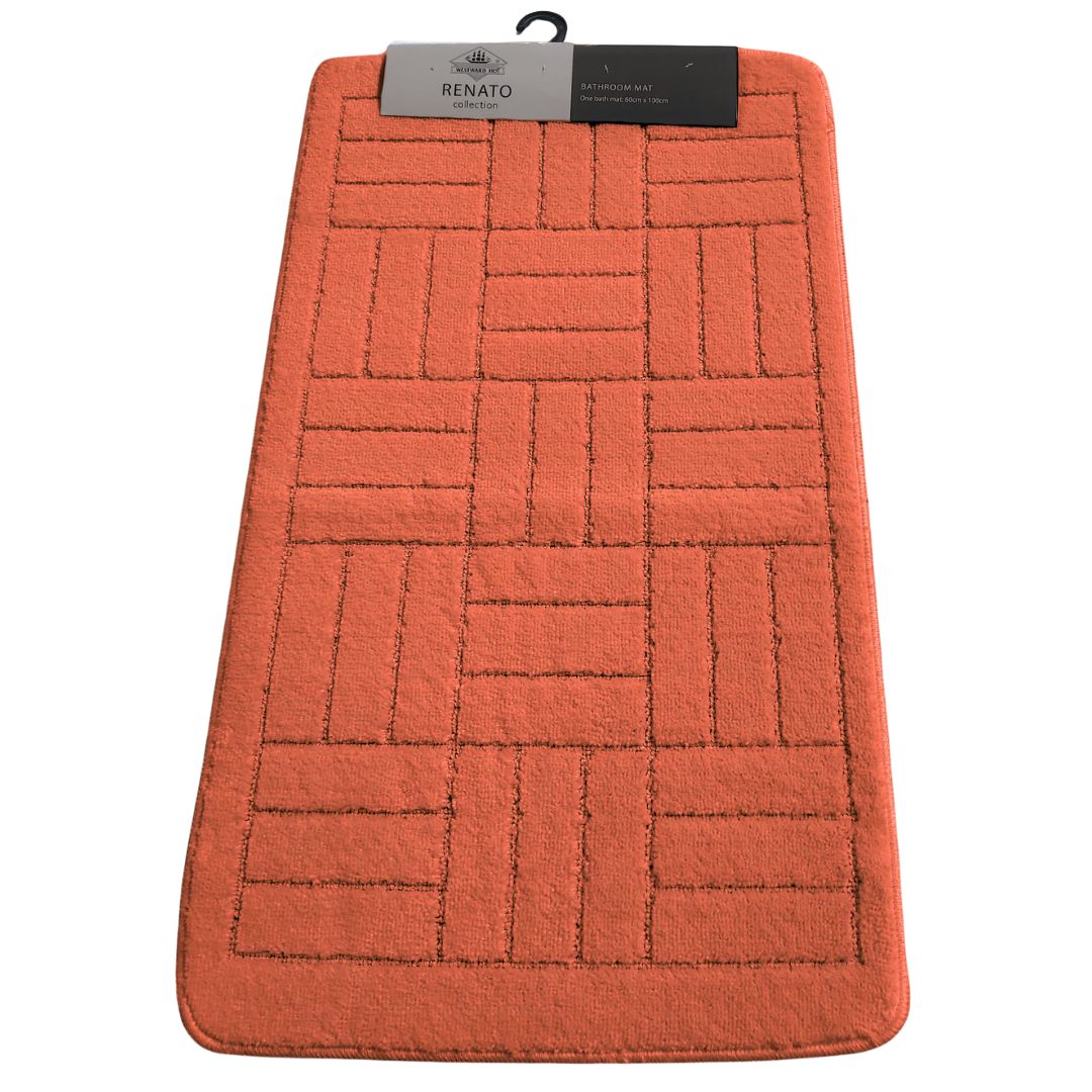 Westward Ho! Renato 1 Piece Large Bath Mat – Soft 100% Polypropylene 60 x 100 cm
