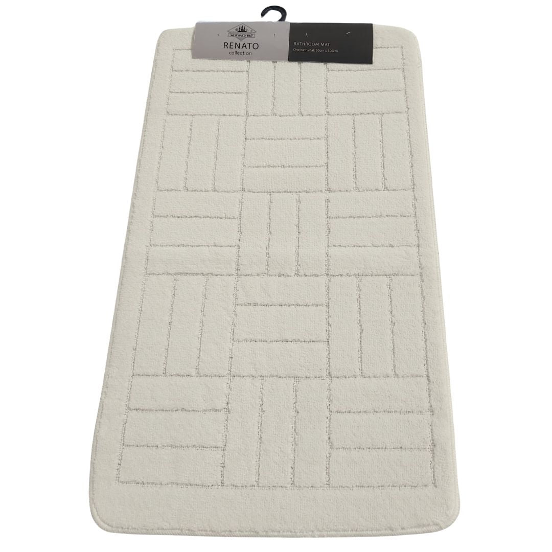 Westward Ho! Renato 1 Piece Large Bath Mat – Soft 100% Polypropylene 60 x 100 cm