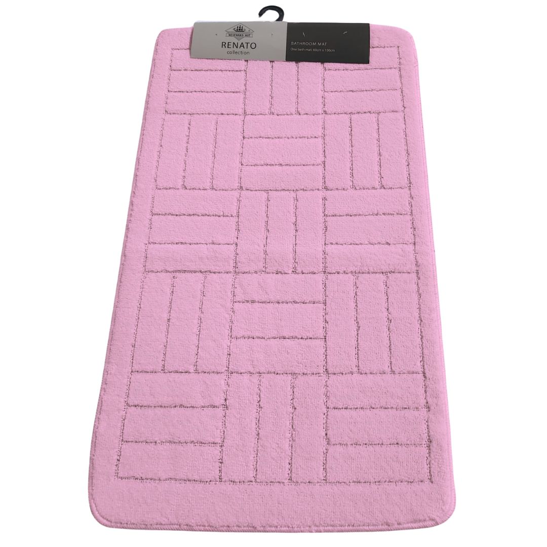 Westward Ho! Renato 1 Piece Large Bath Mat – Soft 100% Polypropylene 60 x 100 cm