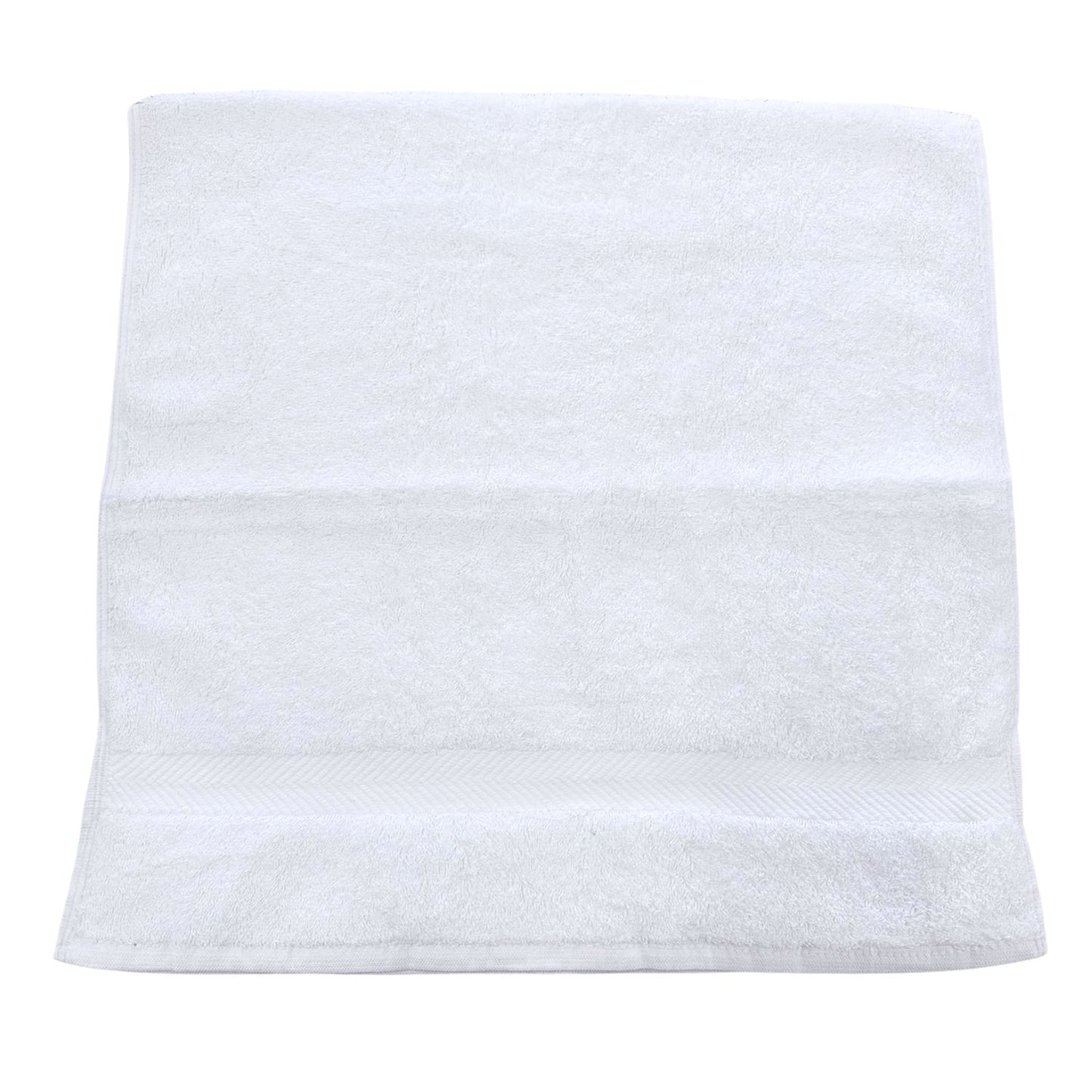 100% Cotton Terry Plain Hand 550GSM Towel White 3 Pack