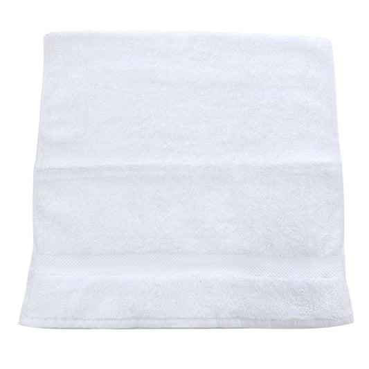 100% Cotton Terry Plain Hand 550GSM Towel White 3 Pack