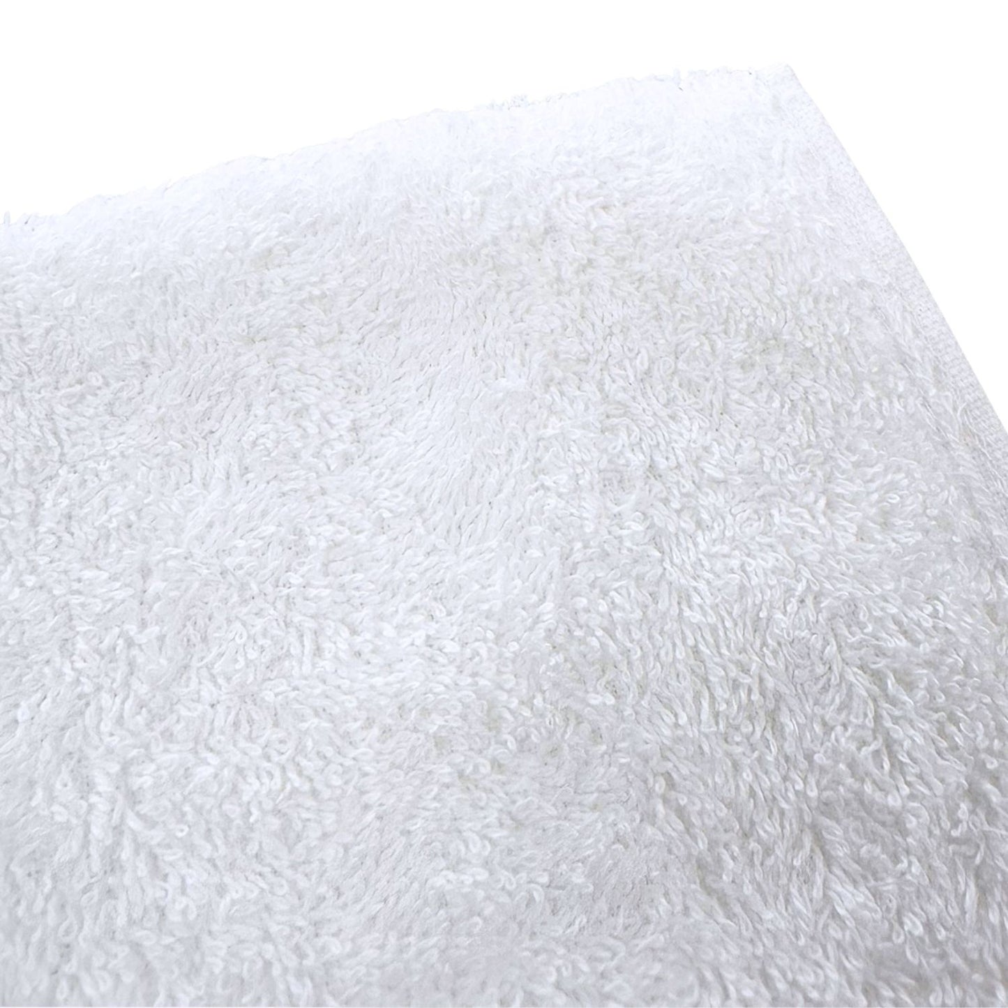 100% Cotton Terry Plain Hand 550GSM Towel White 3 Pack