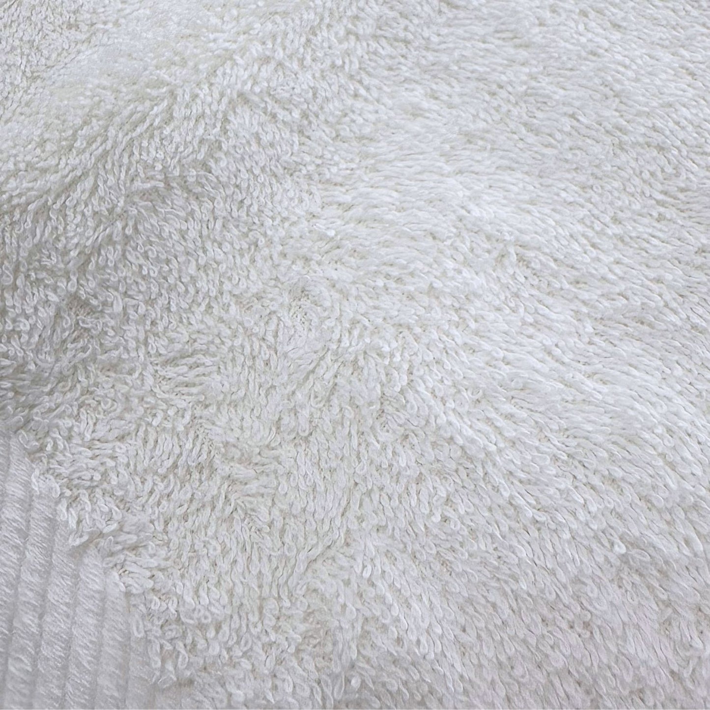 100% Cotton Terry Plain Bath 550GSM Towel White 2 Pack