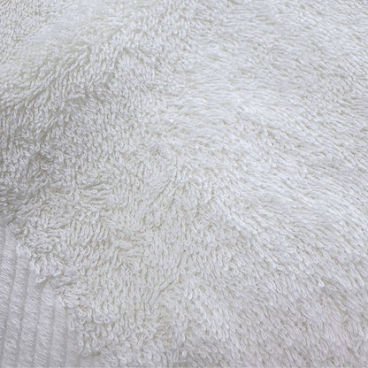100% Cotton Terry Plain Bath 550GSM Towel White 2 Pack