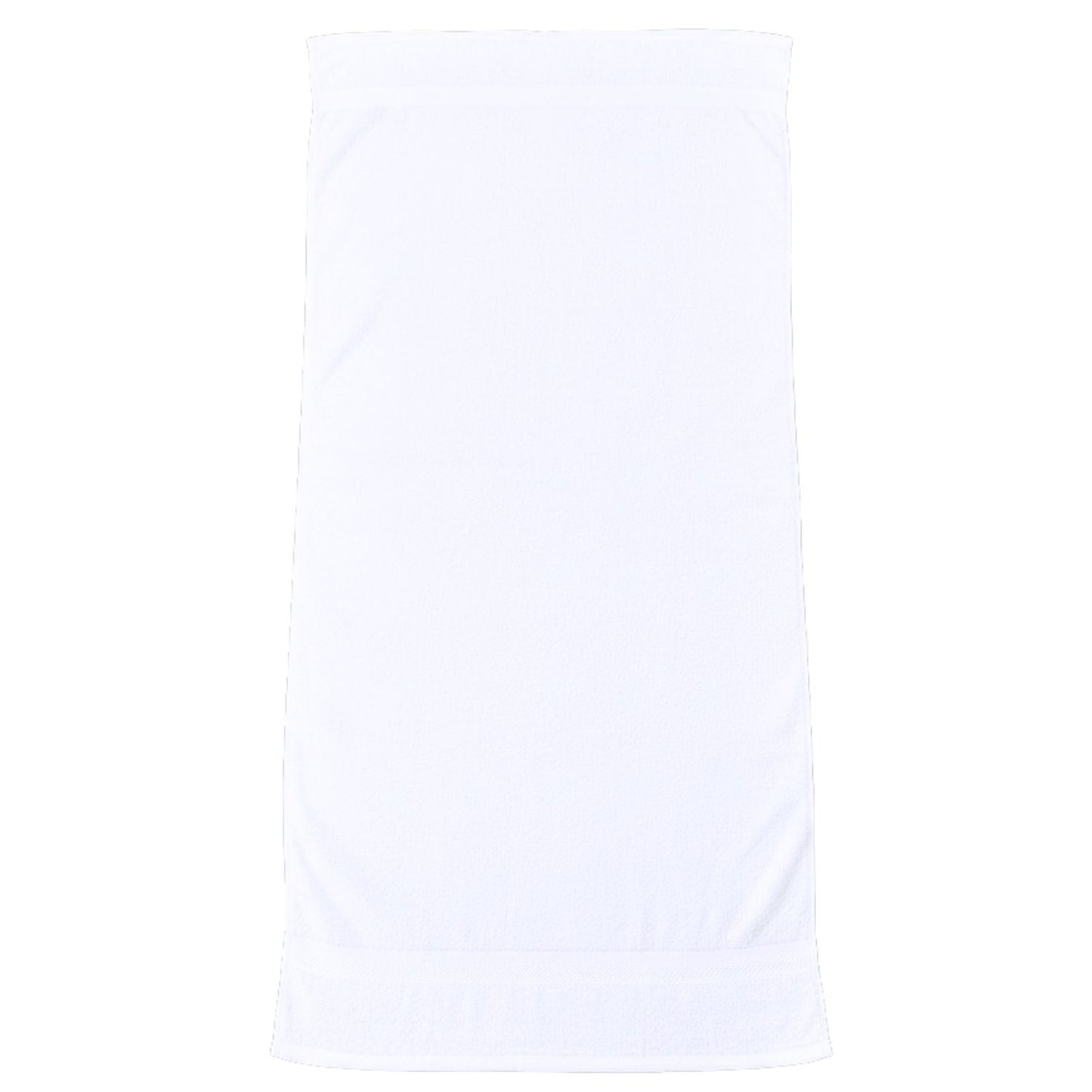 100% Cotton Terry Plain Bath 550GSM Towel White 2 Pack