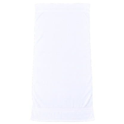 100% Cotton Terry Plain Bath 550GSM Towel White 2 Pack