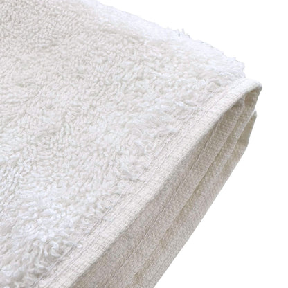 100% Cotton Terry Plain Bath 550GSM Towel White 2 Pack