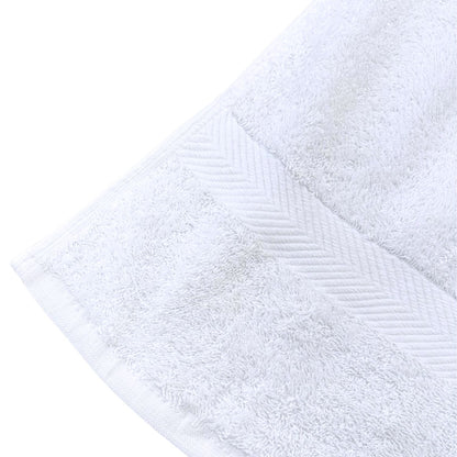 100% Cotton Terry Plain Bath Sheet 550GSM Towel White