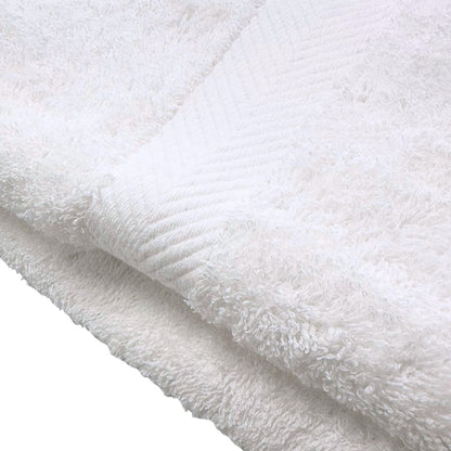 100% Cotton Terry Plain Bath Sheet 550GSM Towel White