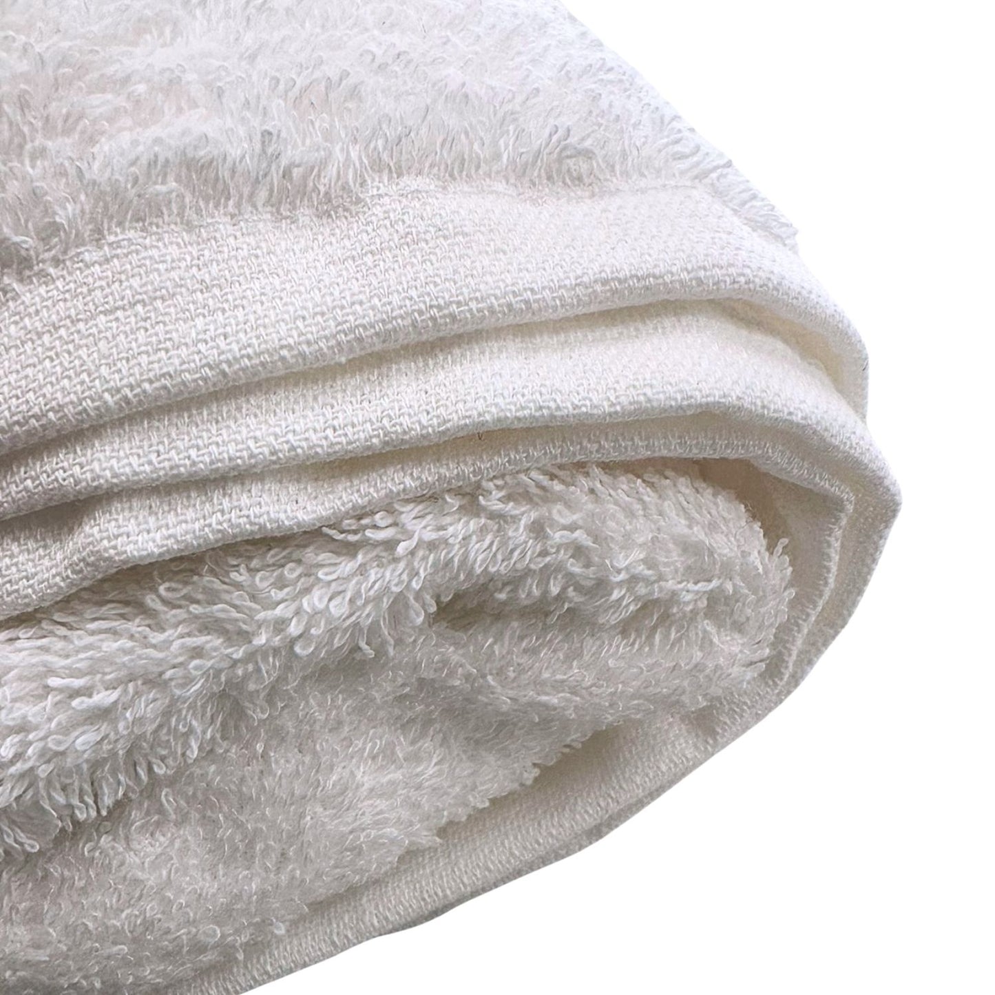 100% Cotton Terry Plain Bath Sheet 550GSM Towel White