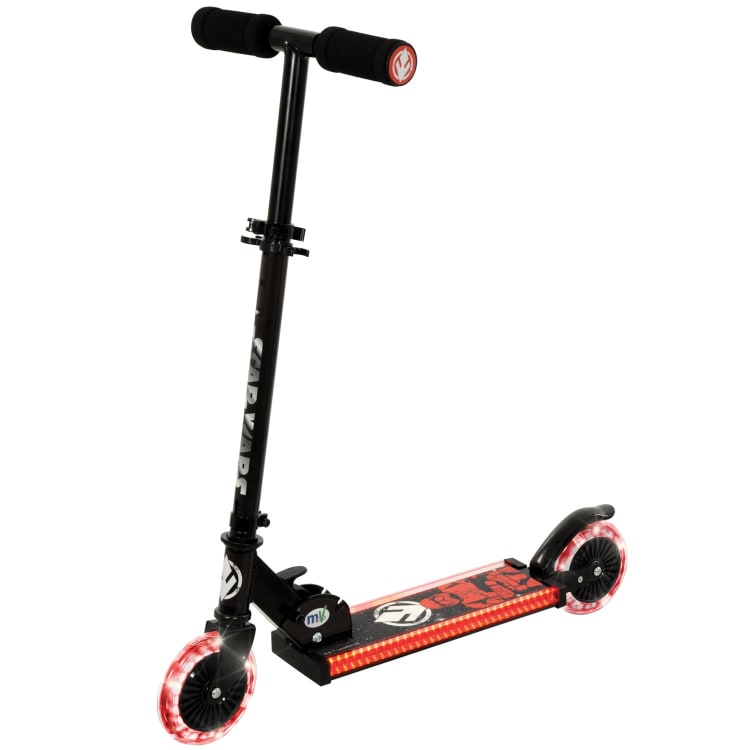 Star Wars Dark Side Electro Lite Folding In Line Scooter