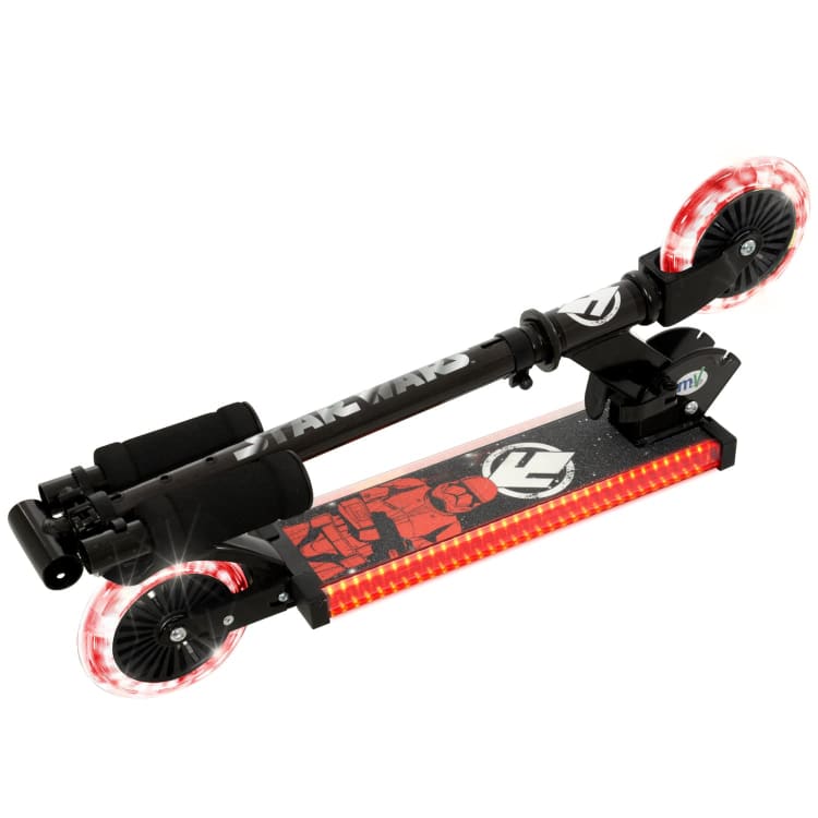 Star Wars Dark Side Electro Lite Folding In Line Scooter