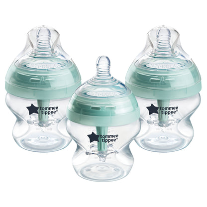 Tommee Tippee Advanced Anti-Colic Baby Bottle – Vented Wand, Self-Sterilising, BPA-Free
