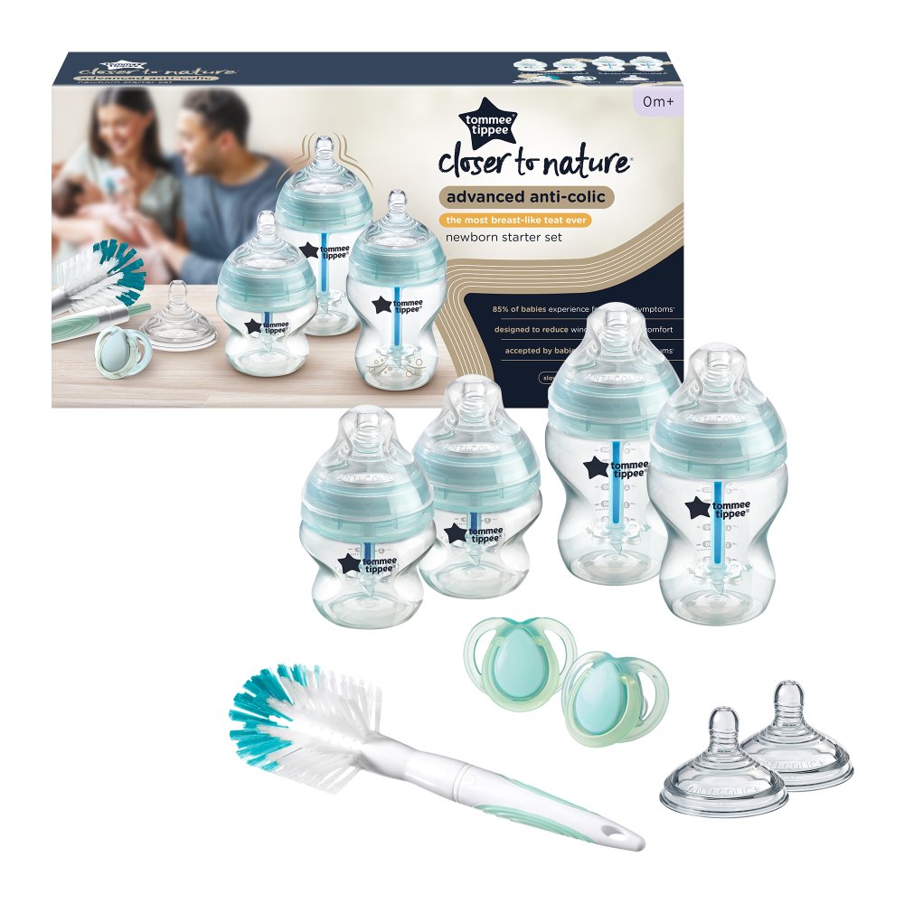Advanced Anti-Colic Newborn Baby Bottle Starter Set