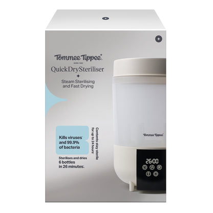 Tommee Tippee QuickDry Steriliser for Baby Bottles and Accessories, 26-min Cycle