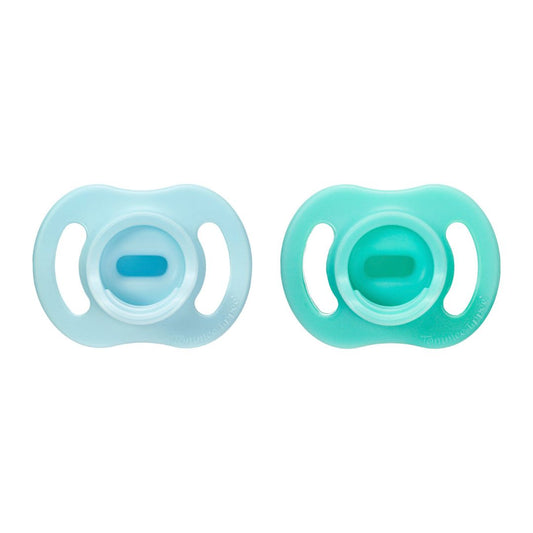 Tommee Tippee Ultra-light StayPut Soother, 0-6 Months, 2 Pack