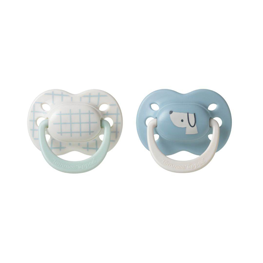 Tommee Tippee Ultimate Fit Soother 0–6 Months, 2 Pack- Boy