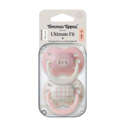 Tommee Tippee Ultimate Fit Soother 0–6 Months,2 Pack – Girl